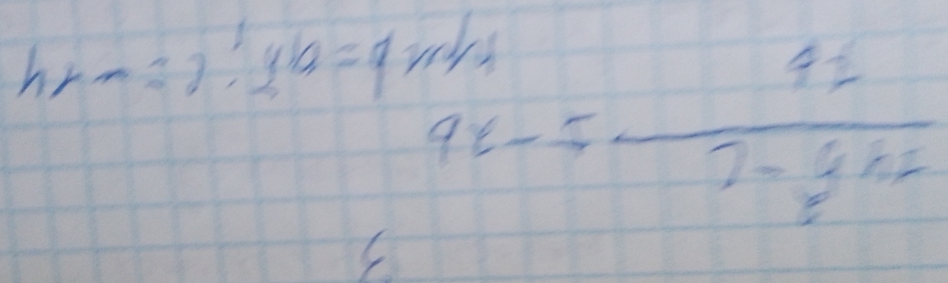 h+m=2^1, yh=9m/s 9x-5 41/7-3x+2 