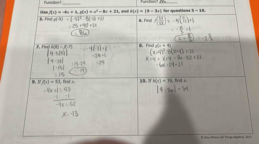 Function?_ Function?_
Gina Wilson (Ali Things Algebra), 2015