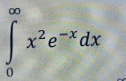 ∈tlimits _0^((∈fty)x^2)e^(-x)dx