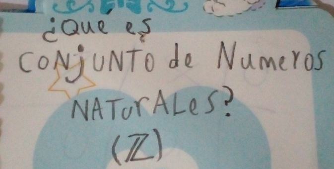 cQue es 
CONjUNTo de Numeros 
NATOYALeS? 
(I)