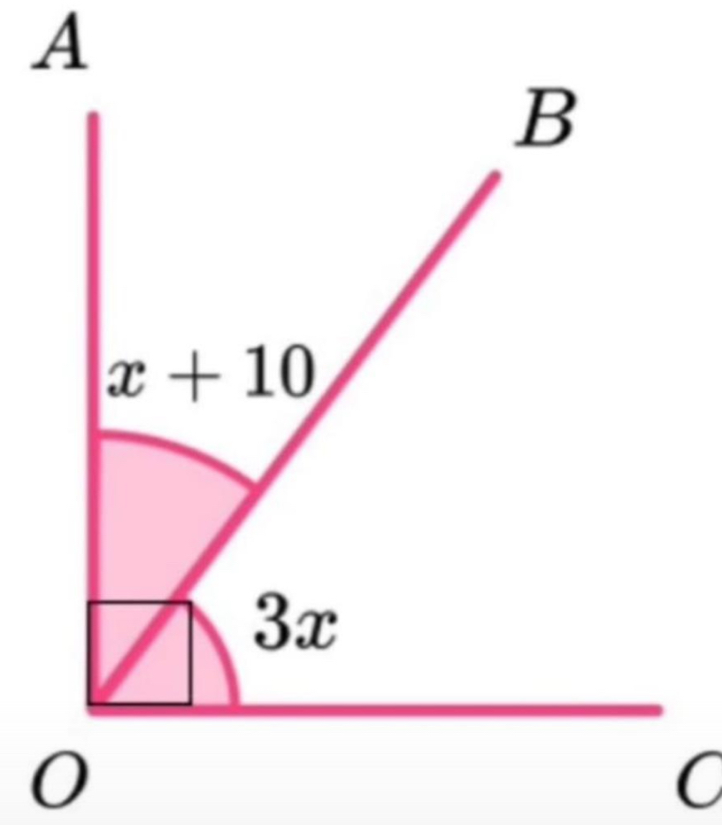 A
B
x+10
3x
0
C