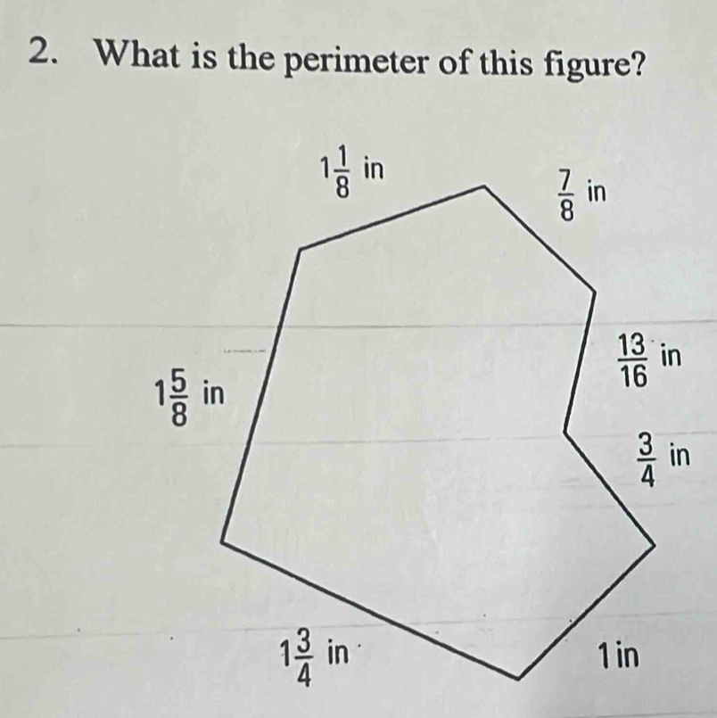 What is the perimeter of this figure?