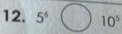 5^6( bigcirc^((circ)° 10^5)