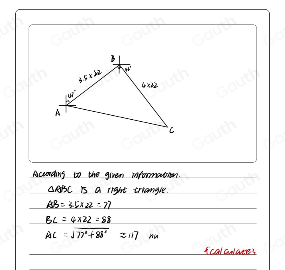 Solved: A ship leaves a port and sails on a bearing of N 47°E for 3.5 ...