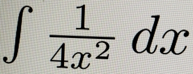 ∈t  1/4x^2 dx