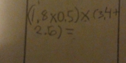 (1,8* 0.5)* (3.4+
2.6)=