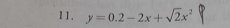 y=0.2-2x+sqrt(2)x^(2°)