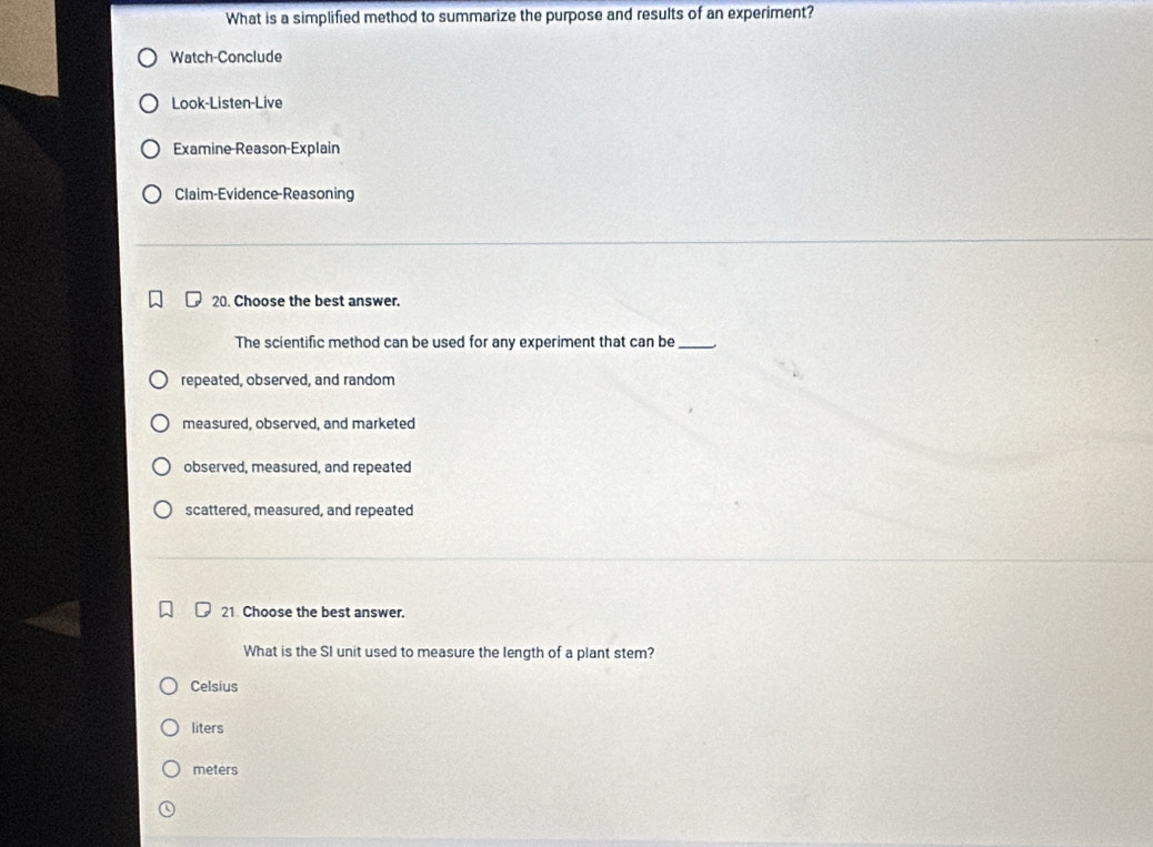 Solved: What is a simplified method to summarize the purpose and ...