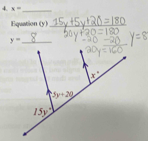 x= _
Equation (y)_
y= _