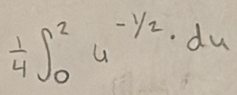  1/4 ∈t _0^(2u^-1/2)· du