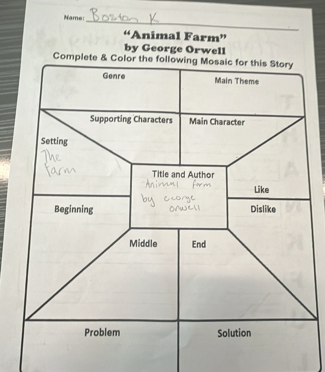 Name:_ 
“Animal Farm”