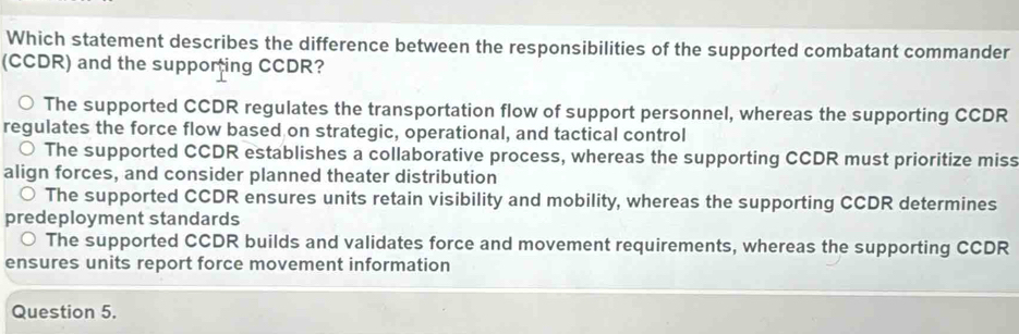 Solved: Which statement describes the difference between the ...