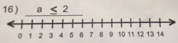 16 ) a≤ 2