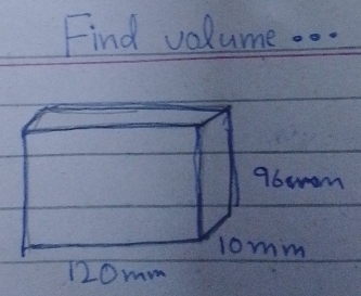 Find volume_