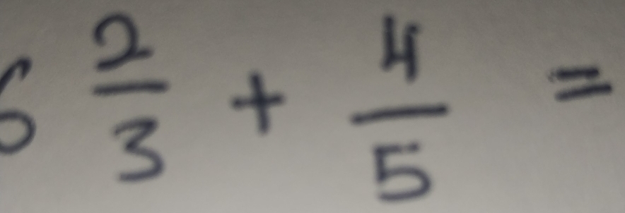 6 2/3 + 4/5 =