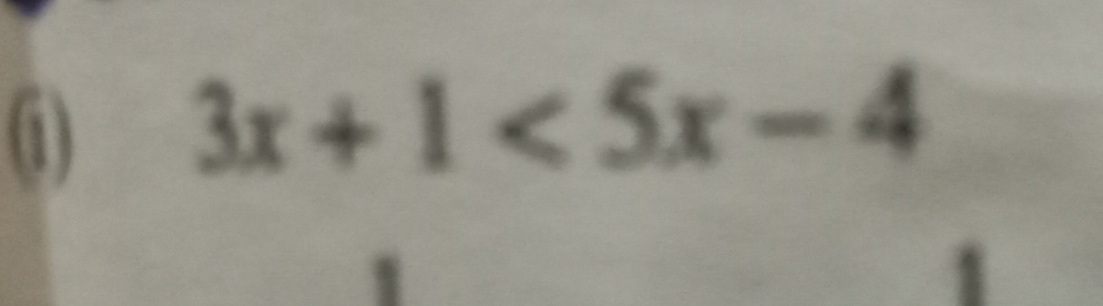 3x+1<5x-4</tex>