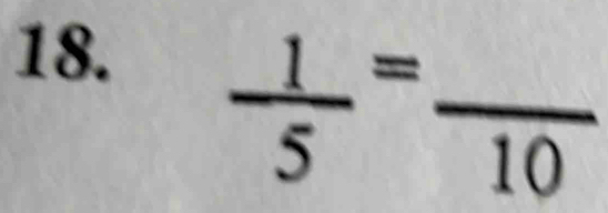  1/5 =frac 10