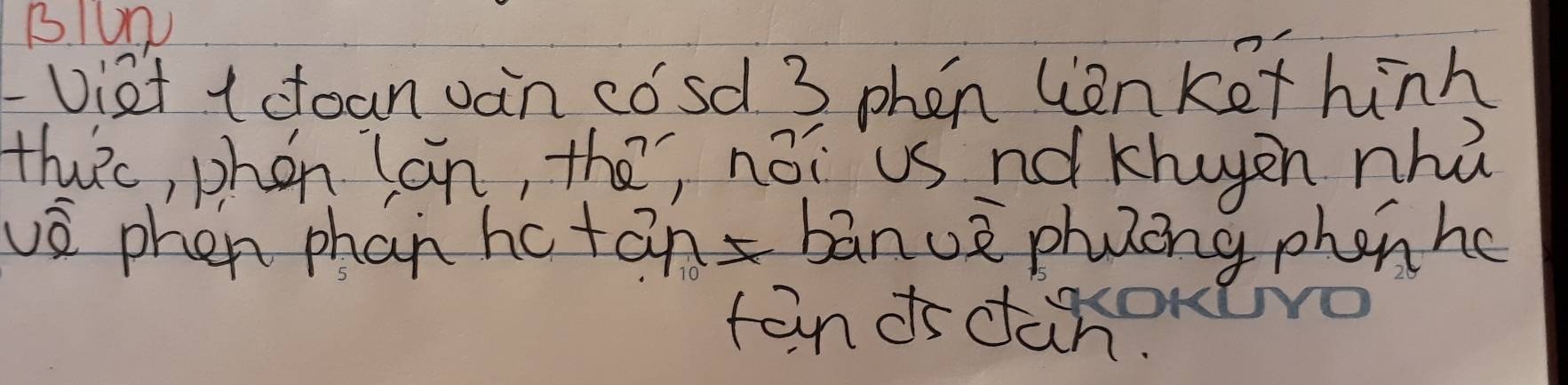 lUny 
LViet Ictoanvan cosd 3 phen lienkethinh 
thuic, phon lan, the, noi usnd khugàn nhú 
vè phen phan hc tán = bānuè phueng phenhe 
fan do danonr