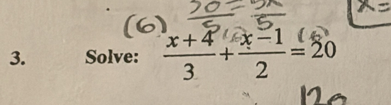 Solve: *; 4 *,' '2