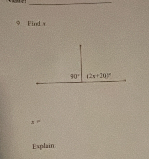 Find r
x=
Explain.