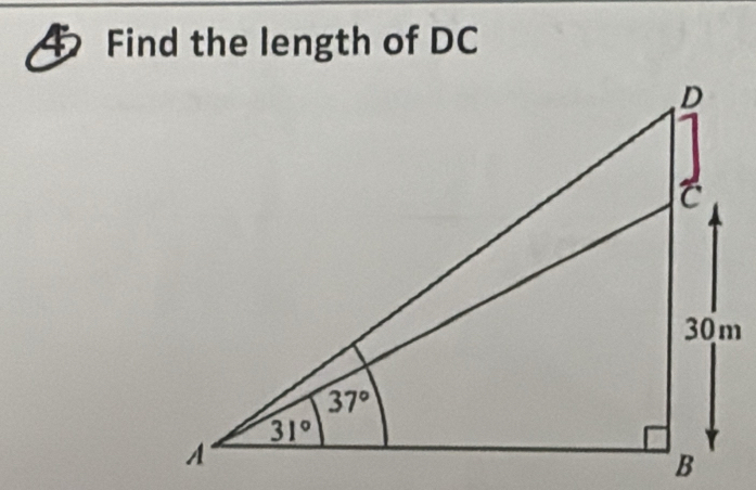 Find the length of DC