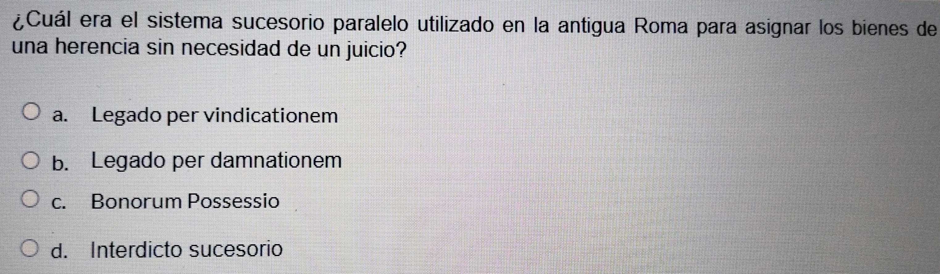 Resuelto:¿Cuál era el sistema sucesorio paralelo utilizado en la ...