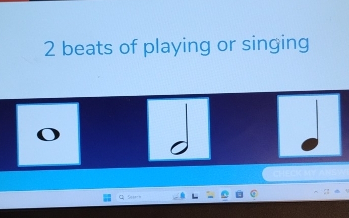 beats of playing or singing 
Search