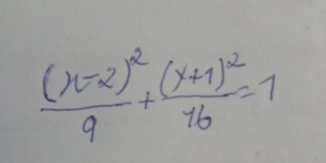 frac (x-2)^29+frac (x+1)^216=1