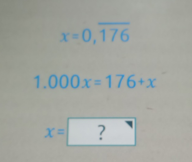 x=0,overline 176
1.000x=176+x
x=?