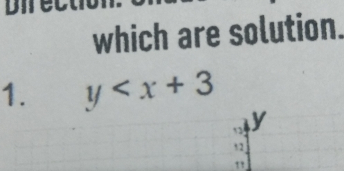 which are solution. 
1. y
13 y
52