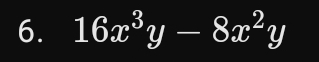 16x^3y-8x^2y