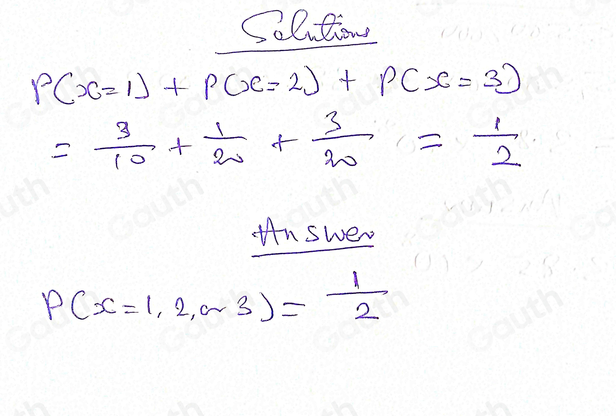 Solved: The table below shows a probability density function for the ...
