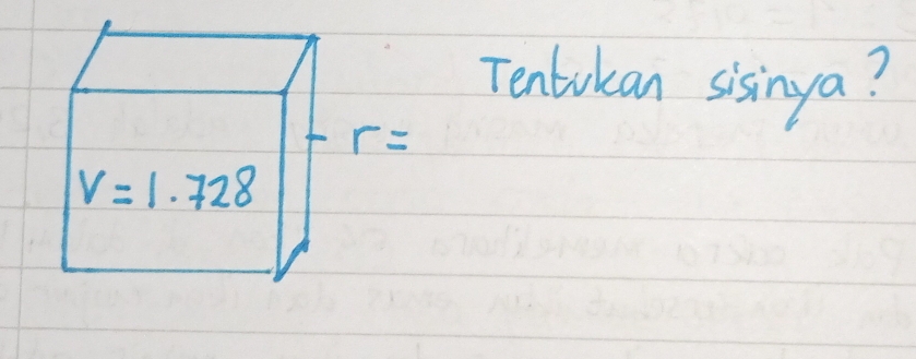 Tentokan sisinya?