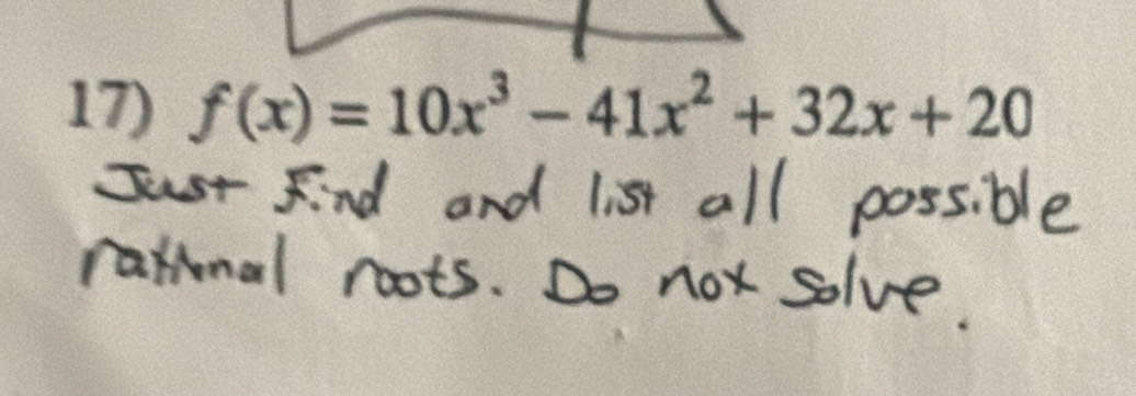 f(x)=10x^3-41x^2+32x+20