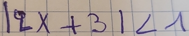 |2x+3|<1</tex>