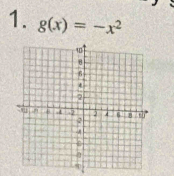 g(x)=-x^2