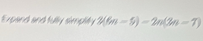 y(km=5)=2n(2n-7)