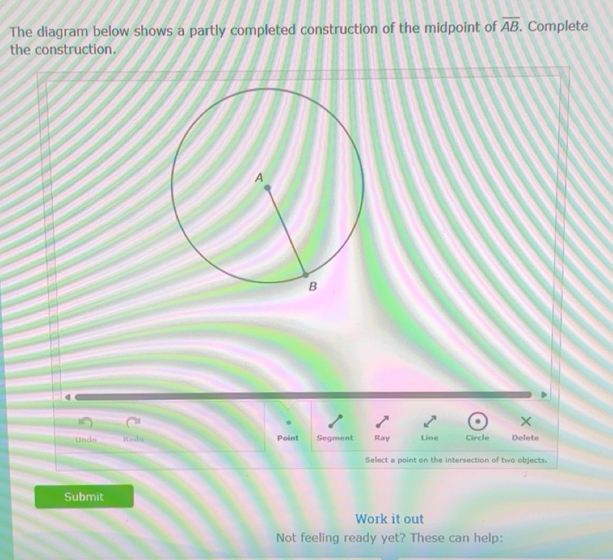 Solved: The diagram below shows a partly completed construction of the ...