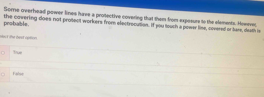 Solved: Some overhead power lines have a protective covering that them ...