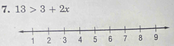 13>3+2x