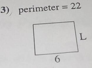 perimeter =22