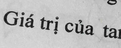 Giá trị của tai