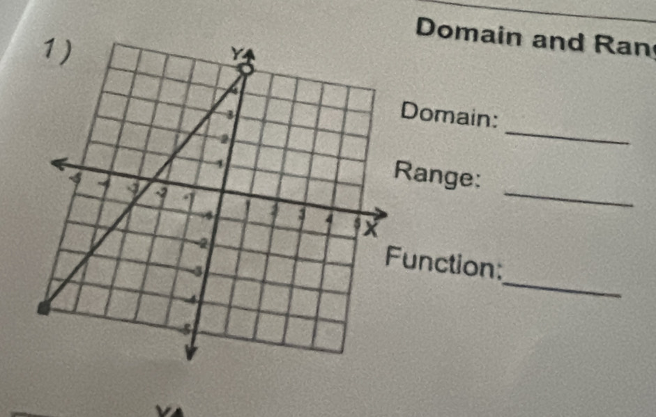 Domain and Ran 
_ 
Domain: 
_ 
ange: 
unction: 
_