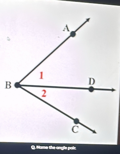 Name the angle pair.