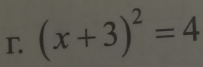 (x+3)^2=4