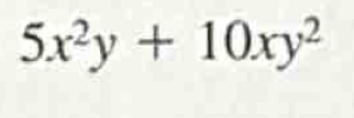 5x^2y+10xy^2