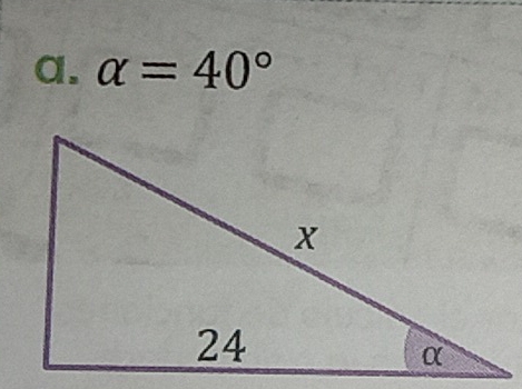 alpha =40°