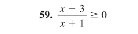  (x-3)/x+1 ≥ 0