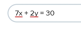 _ 7x+_ 2y=30