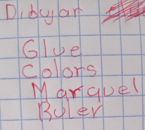 Didy ar 
Glue 
colors 
Manguel 
Bulen